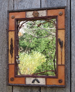 rustic mirrors, rustic frames, rustic furniture