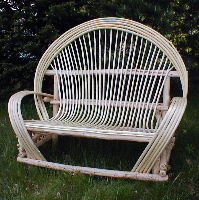 Bent Willow Settee Custom Rustic Furniture By Don Mcaulay